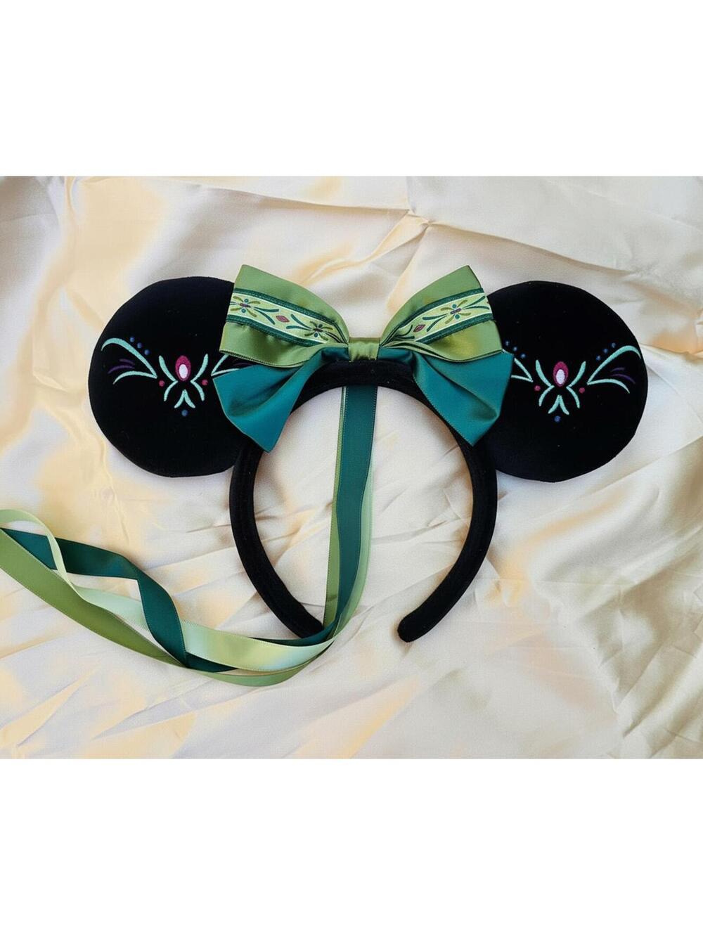 Disney Anna Inspired Minnie Mouse Ears Headband